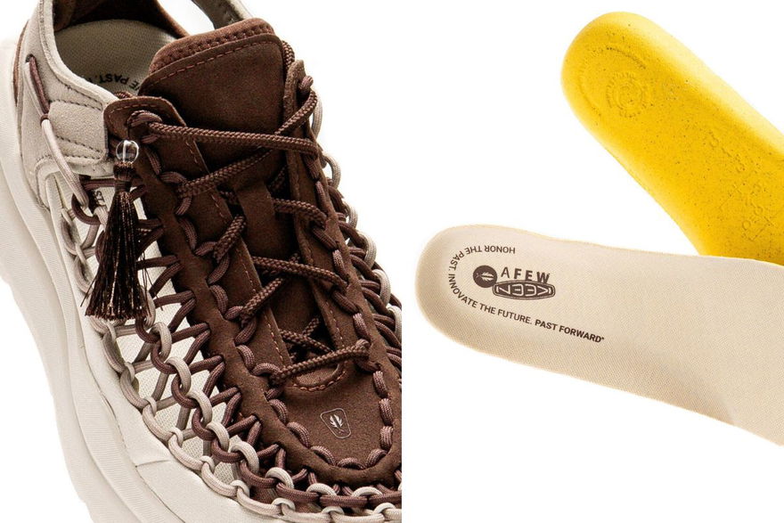 Keen x Afew Uneek WK „Past Forward“ 1031105 Toebox Logo Insoles Details