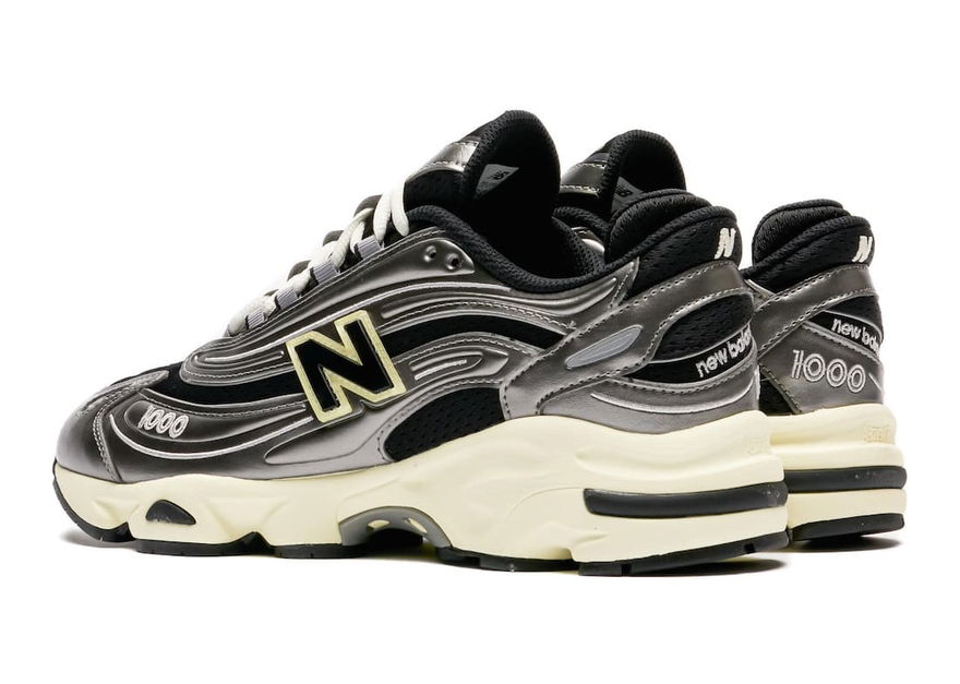 New Balance 1000 SL „Silver Metallic“ M1000SL Heel
