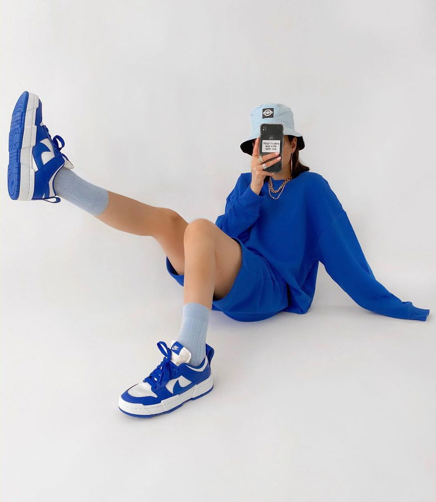 Nike Dunk Low Disrupt Royalblau