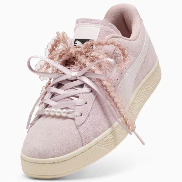 Puma Suede Bloom Misty Pink 408330_05 Laces Detail