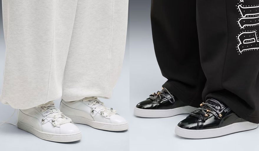 Puma Suede Bloom Patent 409001_01 409001_02 on Feet