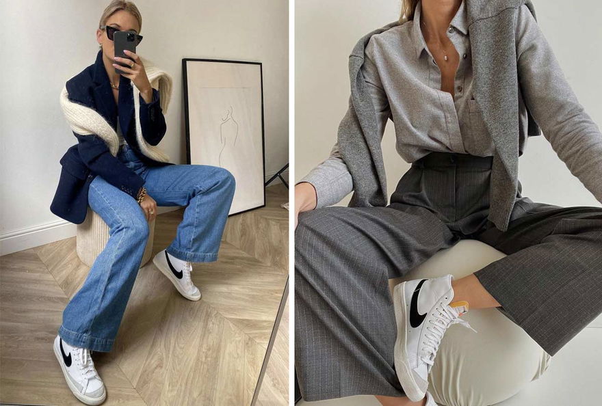 Nike Blazer Mid 77 Outfit Jeans