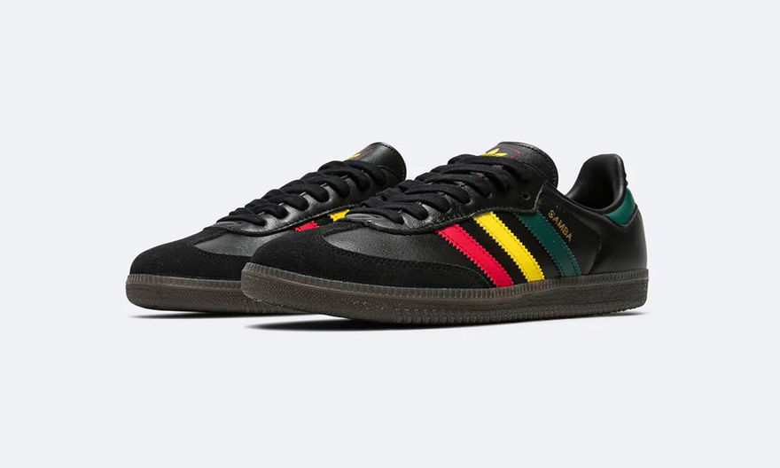 Adidas Samba Reggae Black Ih3119 Paar