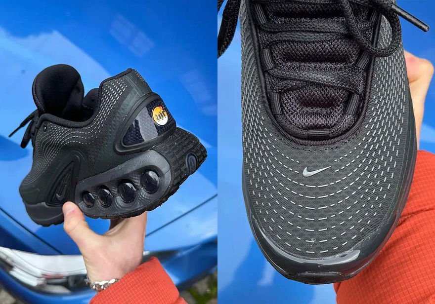 Nike Air Max Dn Triple Black In Hand