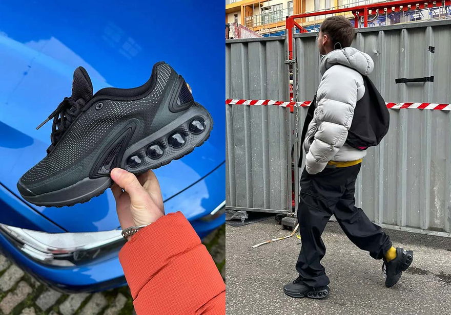 Nike Air Max Dn Triple Black Onfeet