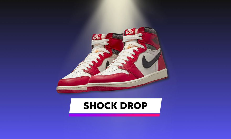 shock drop sneaker