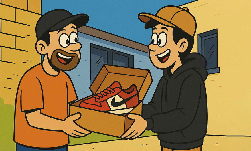 sneaker übergabe hookup